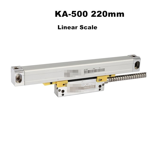 Lathe Scales KA-500 220mm 5um 1um Linear Digital Scale KA500 0.005mm 0.001mm 220mm Optical Encoder Grating Ruler Sensor ,Easy to Operate