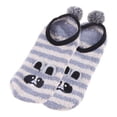 thumbnail image 4 of Women's Slipper Sock Coral Velvet Indoor Spring Autumn Winter Soft Warm Cozy Slippers with Anti-slip Animal Gripper, 4 of 18