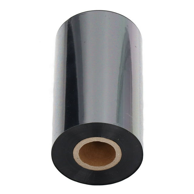 110mm X 450m Wax Printer Ribbon, Resin Enhanced Wax Thermal Transfer Ribbon for TSC, for Argox, for , for , for POSTEK with Three Layer Structure Anti Static Back Layer, Durable,