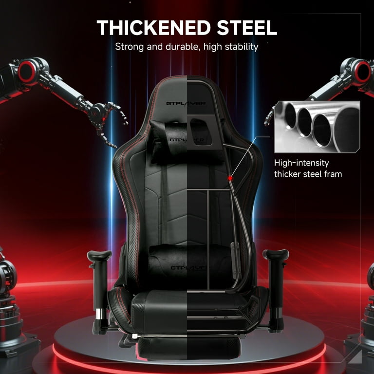 GTPLAYER Gaming Chair with Bluetooth Speakers Music Office Chair