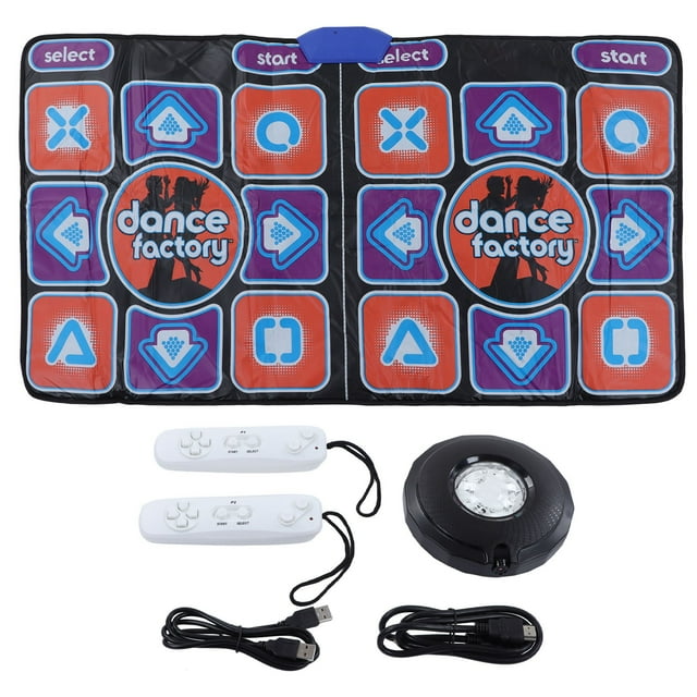 Tapete de baile electrónico, tapete de juego de baile Almohadilla de baile con iluminación electrónica Almohadilla de baile ligera Diseño fácil de usar