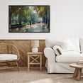 thumbnail image 3 of Stupell Industries Transitional Park Promenade on Rainy Day Black Framed Giclee Art, 30 x 20, by Creative Studio, 3 of 8