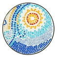 thumbnail image 6 of UBesGoo Blue Hawaii Mosaic Round Terrace Bistro Table, 6 of 8