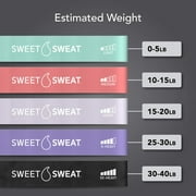Sweet Sweat Mini Loop Resistance Bands - 5 Levels of Resistance