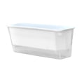 thumbnail image 3 of Dickly Rectangle Self Watering Planter Nursery Planting Pot Practical Shatter Resistant White inner basin, 3 of 8