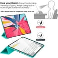 thumbnail image 4 of DuraSafe Cases iPad 2020 PRO 12.9 Inch 4 2021 5 2022 6 Gen [ 4th 5th 6th Gen ] A2436 A2764 A2437 A2766 A2378 A2461 A2379 A2462 A2229 A2069 A2232 A2233 Slim Hard Shell Protective Stand Cover - Green, 4 of 7
