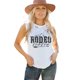 thumbnail image 3 of ABPHQTO Camiseta sin mangas con cuello halter y estampado gráfico de letra de mamá de béisbol azul para mujer, 3 of 5
