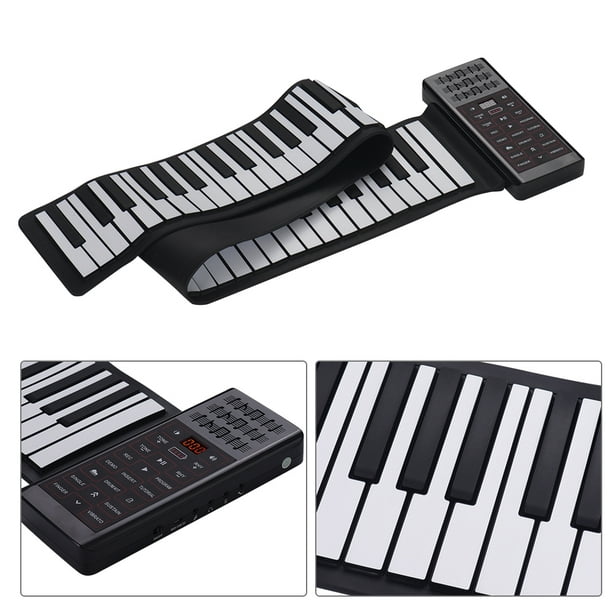 Moukey Débutant Piano numérique 88 touches Clavier électrique semi-lourd  pleine taille, support (MEP-110) 
