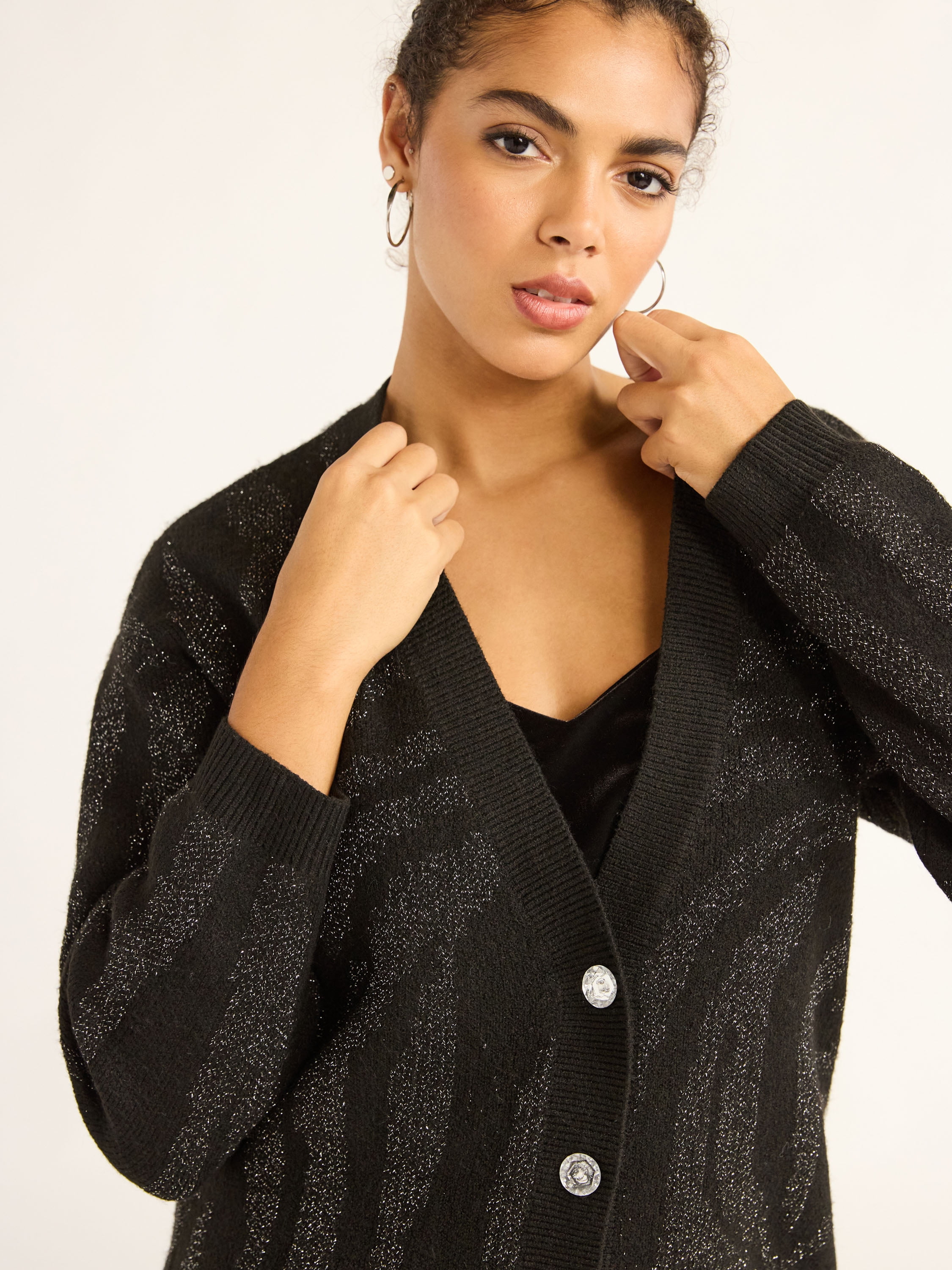 Sofia Jeans Women's Boyfriend Party Cardigan
