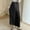 Black(New), variant on PNTUTB Women's Solid Color Lightweight Breathable Casual Loose Comfortable Button Up Wide Leg Pants with Pockets