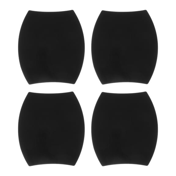 Unique Bargains 4 Pcs 90x100mm Universal Magnetic Car Door Cup Protector Sticker - Car Auto Door Handle Protective Film Anti-Scratches - Black