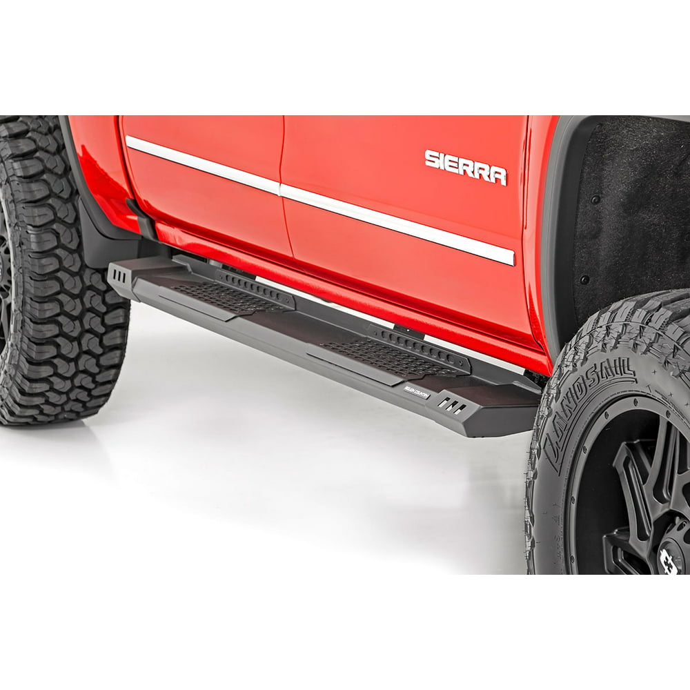 Rough Country HD2 Running Boards for 07-18 Chevy/GMC 1500 Double Cab - SRB071777 - Walmart.com Running Boards For Gmc Sierra 1500 Double Cab