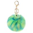 thumbnail image 1 of Pom Pom Keyring Faux Fur Decorative Fuzzy Ball Keychain Bag Charm for Women, 1 of 10