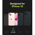 thumbnail image 3 of Ringke Fusion-X Design Case Compatible with iPhone 13, Designed Hard Back Shockproof Advanced Bumper Cover - Tiket Band, 3 of 9