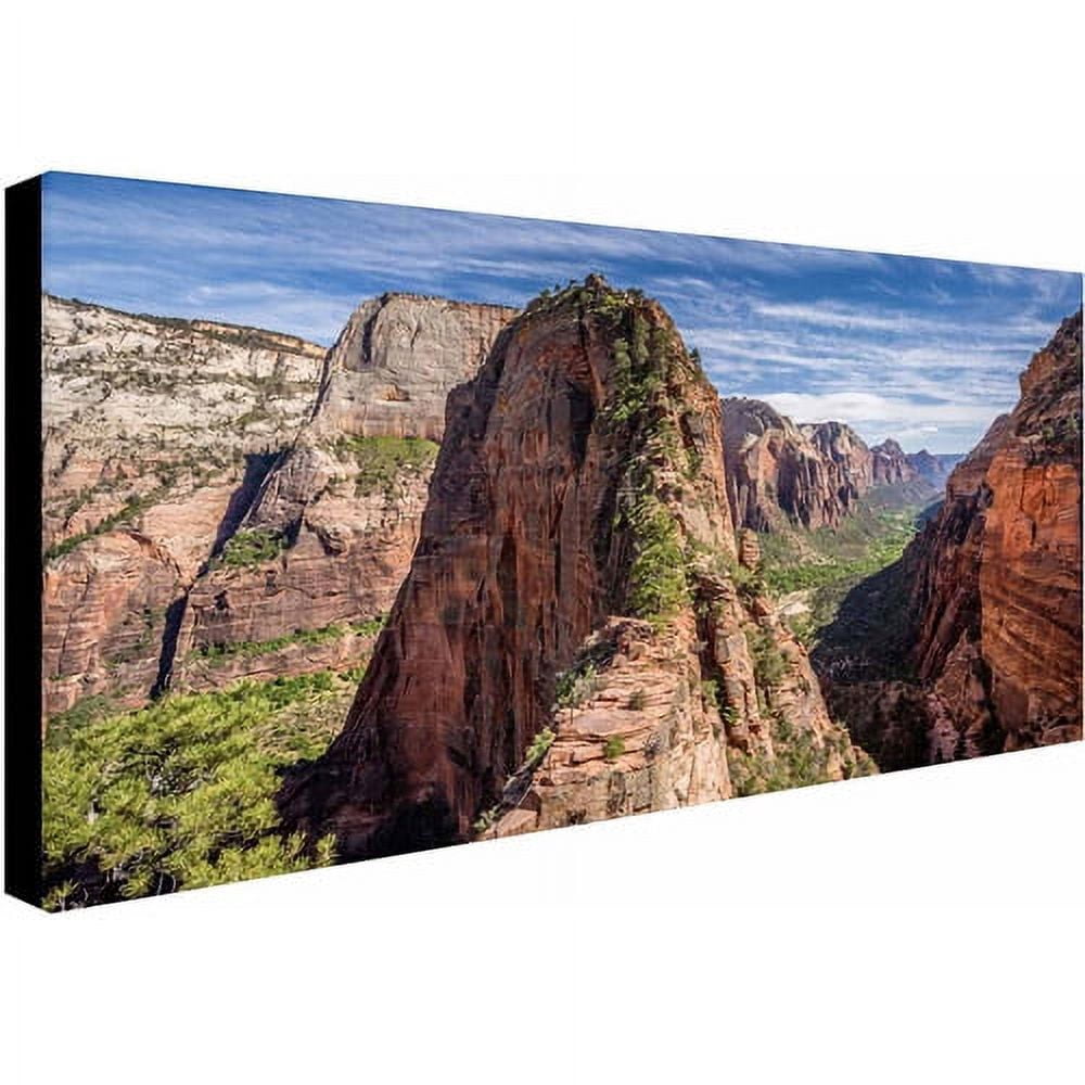 Trademark Fine Art "Angels Landing" Canvas Art by Pierre Leclerc