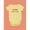 thumbnail image 3 of No Hair, No Care Quote Bodysuit Infant -Smartprints Designs,  6 Months, 3 of 4