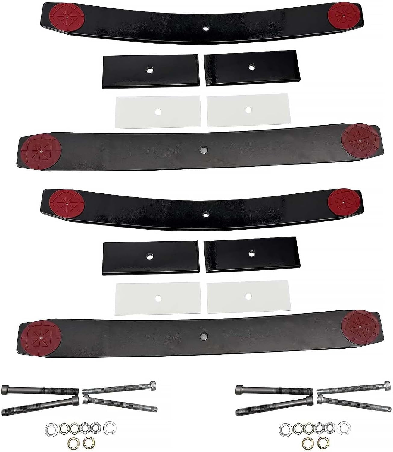 Front 1.5"-2" Rear 1.5"-2" Add A Leaf Lift Kit for 1987-1995 Jeep Wrangler YJ, Leaf Spring Leaf Pack Suspension Leveling Lift Kit