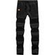 thumbnail image 3 of Pantalones de chándal casuales para hombres - Pantalones cargo de algodón con cordón para caminar Pista de jogging de sarga JAMW Sencillez, 3 of 5