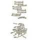 thumbnail image 1 of 60x Pinza De cabellero Con Pasador Francés De Metal Para Manualidades De Accesorios Para El Cabello De Bricolaje 8cm 4cm Yuyangstore French Barrette 2020 NUEVO, 1 of 8