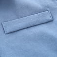 thumbnail image 6 of Toddler Baby Boys Button Down Denim Shirt Boys Girls Long Sleeve Casual Cowboy Solid Color Top, 6 of 6