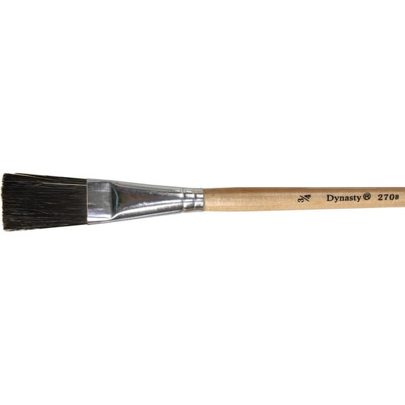Dynasty #270 Economy Black Easel Brush 3/4"