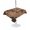 Black Brown, variant on Outdoor Tablecloth with Umbrella Hole for Patio/Picnic/Party/Camping, Vintage Boho Waterproof Table Cloth Square Cover Washable, Farmhouse Retro Teal Brown Wooden Grain (54"x 54")