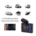 thumbnail image 2 of 12V/24V USB Outlet with Cover, PD3.0 18W Type C & QC3.0 18W USB Port Panel Car USB Socket Chargers Adapters, 2 of 8