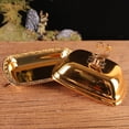 thumbnail image 3 of Butter Dish Box Serving Tray Kitchen Dinnerware Cheese Server for Restaurant Golden, 3 of 7