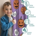 thumbnail image 3 of Blackout Kids Curtains,Purple Halloween Pumpkins with Boo Childrens Insulated Curtains Set Of 2,Bedroom Essentials,Toddler Room Decor 42"x54", 3 of 5