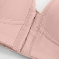 thumbnail image 5 of Wirziis Women's Front Close Support Bra Solid Bra Wire Free Underwear One Piece Bra Everyday Underwear, 5 of 7