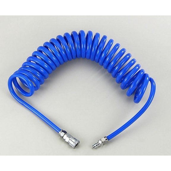 Coiled High Quality 3/8" X 25' Polyurethane Air Compressor Coil Hose Recoil New