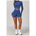 thumbnail image 3 of Chaqueta de Yoga for mujer, chaqueta de Yoga deportiva for correr al aire libre con cremallera, chaqueta de manga larga, ropa de Yoga de secado rápido for niñas, 3 of 7