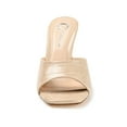thumbnail image 6 of Journee Womens Vivvy Slip On Open Square Toe Wedge Sandals, 6 of 9