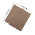 thumbnail image 4 of Luxshiny Double Sided Magnetic Build Plate For Easy Object Removal Iron Golden Textured And Smooth Surfaces 1Pcs, 4 of 5