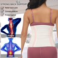 thumbnail image 3 of Lilvigor 2022 Upgrade Waist Trainer for Women 15 Hook ,Slimming Body Shaper,Waist Trimmer Cincher Sweat Belt,Tummy Control Corset for Workout Yoga Fitness, 3 of 6
