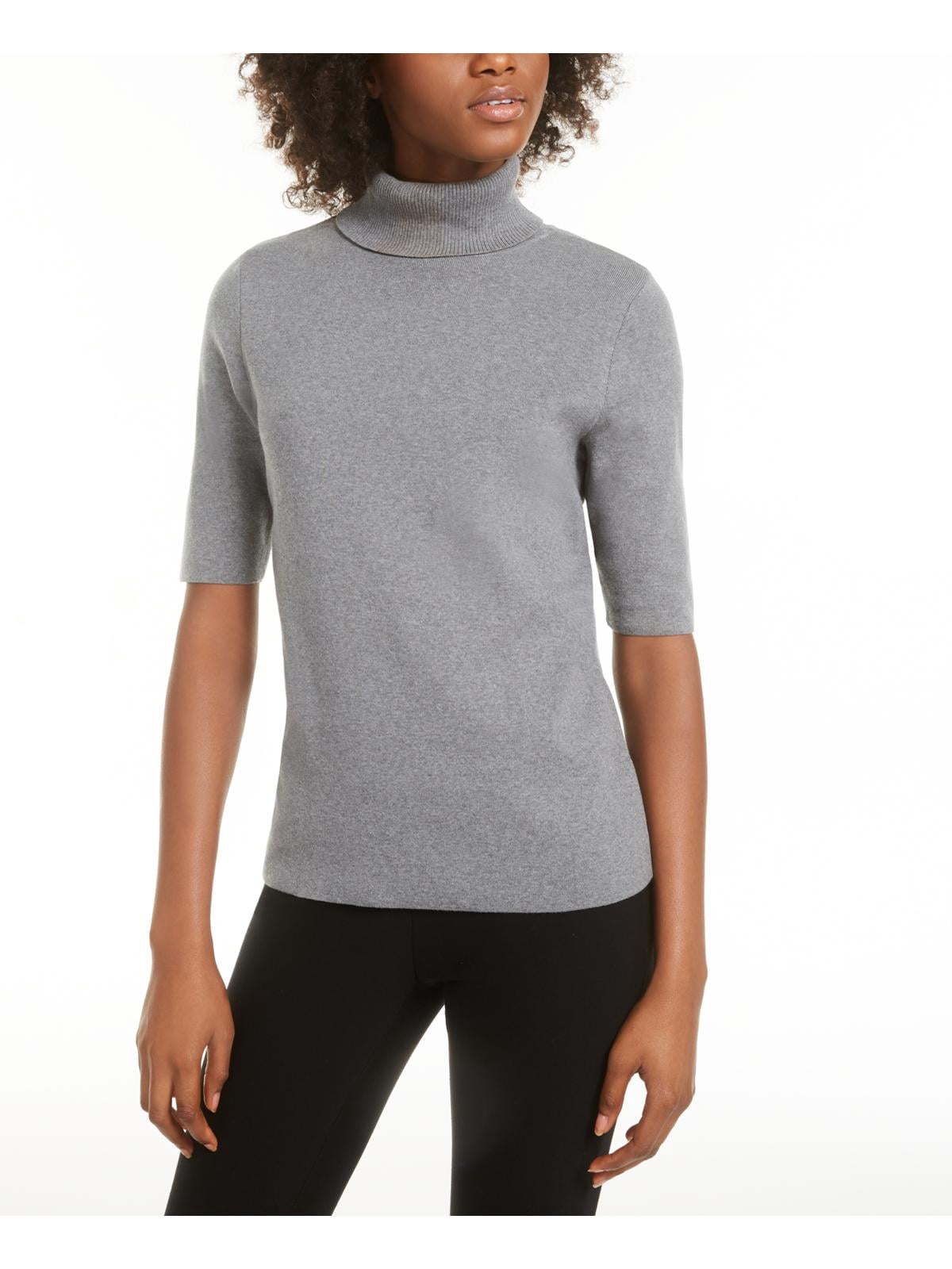 elbow length turtleneck sweater