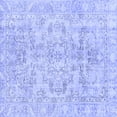 thumbnail image 1 of Ahgly Company Indoor Square Abstract Blue Modern Area Rugs, 3' Square, 1 of 4
