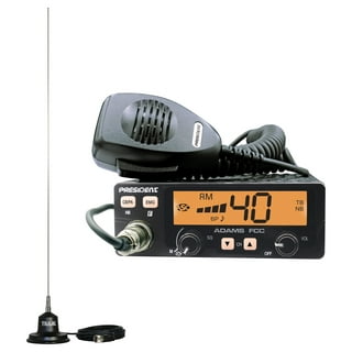 President Randy FCC Handheld or Mobile CB Radio with Weather Channel and  Alerts