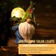 thumbnail image 4 of JHBOX Gnomos de jardín Decoraciones al aire libre con luz solar LED, estatuas y figuritas de jardín de resina al aire libre Otoño Invierno Halloween Navidad Decoraciones para patio, patio, regalos de puerta, (Gnomos en sombreros verdes) Ormromra WMPH-1524, 4 of 7