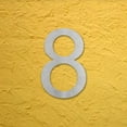 thumbnail image 5 of MSH Modern Stainless Hardware 6 Inch Stainless Steel House Number 8, 5 of 6