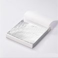 thumbnail image 1 of 100PCS 24K Pure Genuine Gold Leaf Foil Sheet Gold Decoration (Silver 100PCS), 1 of 7