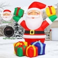 thumbnail image 5 of GOOSH 6.1 FT Height Christmas Inflatables Outdoor Smiling Santa Claus with Present Boxes, Blow Up Yard Decoration Clearance with LED Lights Built-in for Holiday/Christmas/Party/Yard/Garden, 5 of 7