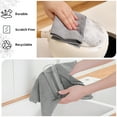 thumbnail image 4 of Beartech 80 Pack Microfiber Cleaning Cloth Roll,Lint Free Rags & Tear Away Reusable Towels,Washable Shop Rags,Ultra Absorbent Dish Rags(12" x 12") for Car Kitchen Window Garage-Dark Gray, 4 of 8