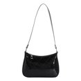 thumbnail image 1 of Bolsa vagabundo para mujer, Bolsa para la axila con forma de rombo simple y suave para viajes de ocio (negro) Ndcxsfigh Para Estrenar, 1 of 8