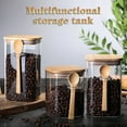 thumbnail image 4 of Food Storage Jar Glass Candy Storage Container Grain Canister with Spoon & Lid, 4 of 8