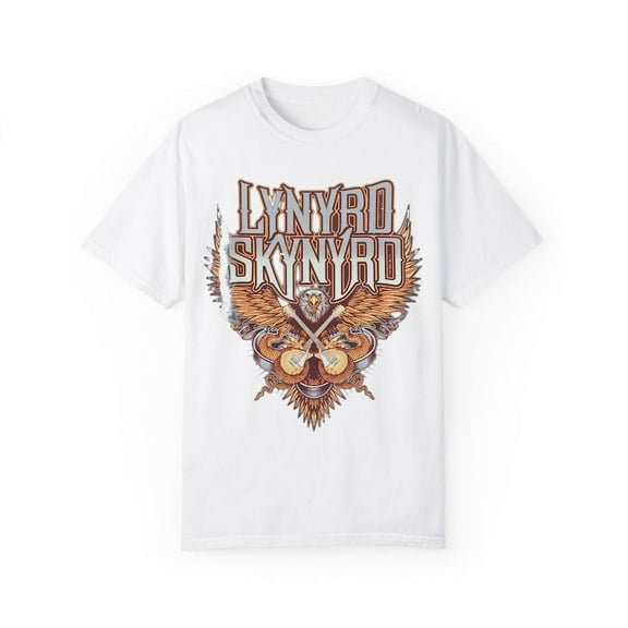 Beautiful comfort shirt model, Vintage 80's Old Rock Band Tee Shirt Comfort Colors TShirt Lynyrd Rock and Roll Retro Music Festival Shirt Trendy Gift Shirt