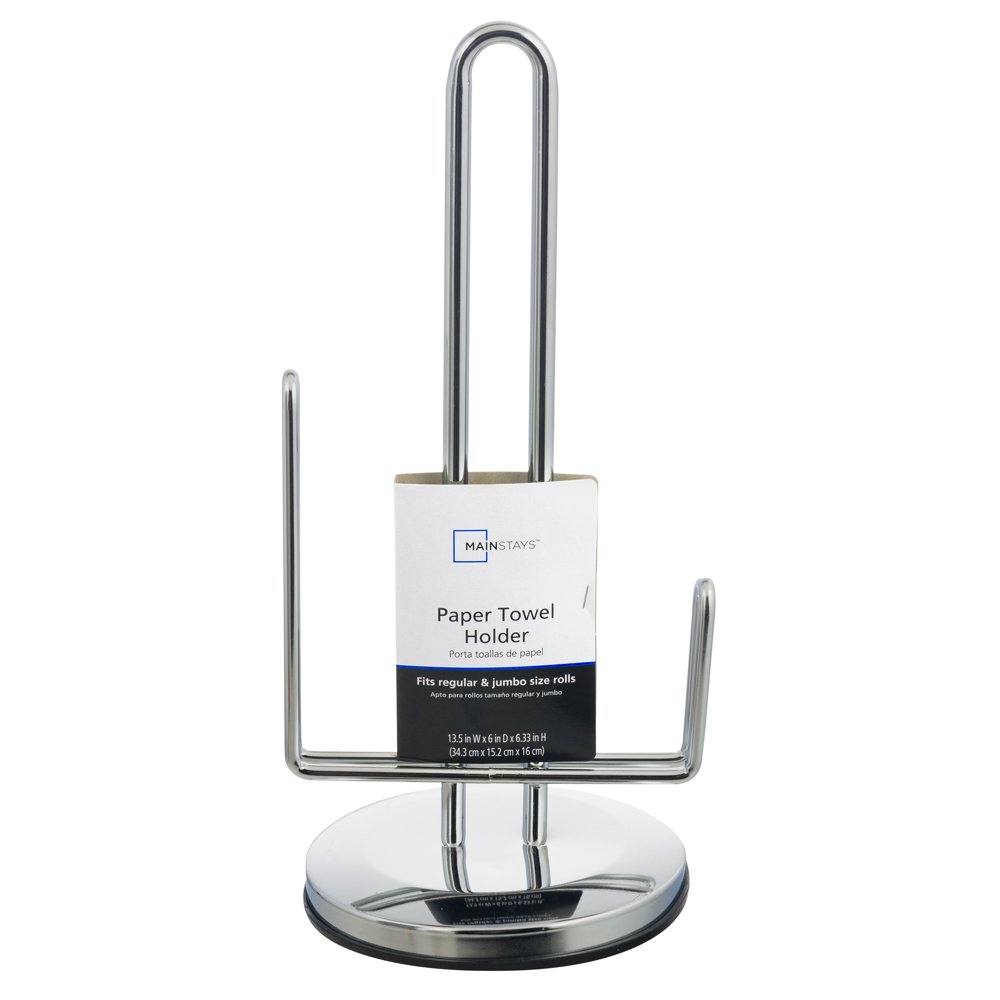 Mainstays Chrome Paper Towel Holder
