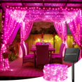 thumbnail image 2 of Luces Solares en Cadena Minetom 10 m 100 LED Rosadas 8 Modos IP65, 2 of 6