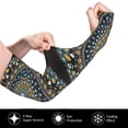 thumbnail image 3 of Picia Dot Mandala Arm Sleeves for Men and Women - Tattoo Cover Up UPF 50+ Cooling Sports Sleeve for Basketball Golf Football-One Size, 3 of 8