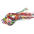 thumbnail image 4 of 100 Pcs Friendship Bracelets Bulk Handmade Braided Bracelets Colorful String Thread Bracelets Friendship Cords Strand Bracelet for Kids Girls Women Teen Party Favors Supplies, 4 of 9